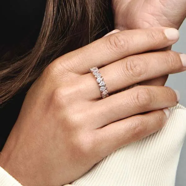 Кольцо Alternating Sparkling Band