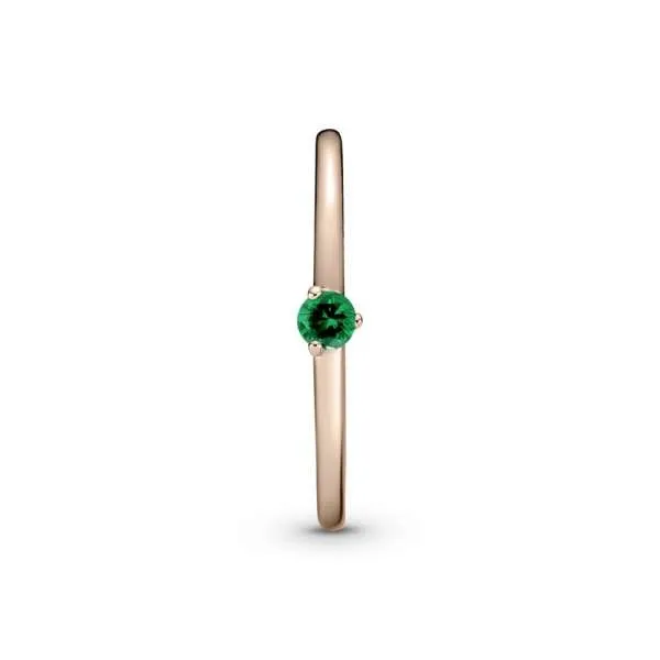 Inel Solitar Verde
