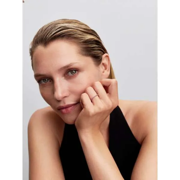 Inel bandă strălucitoare roz 