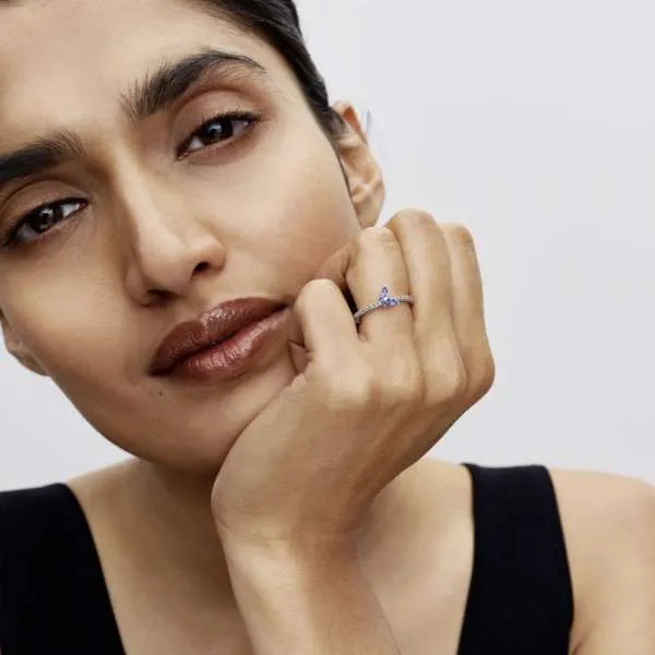 Кольцо «Сияющая бабочка» 