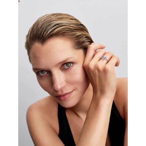 Inel cu fundă albastră Bridgerton 