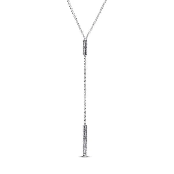 Colier Pandora Timeless cu prismă pavé