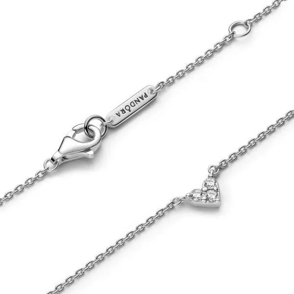 Ожерелье-колье «Тройное каменное сердце» 
