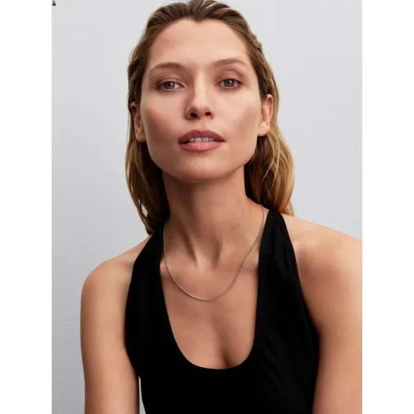 Colier cu lanț tip biluțe 