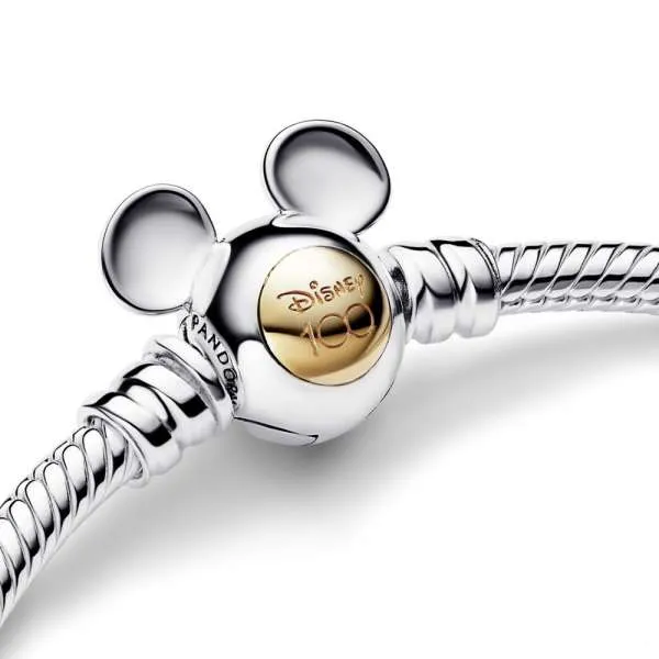 Brățară tip lanț clasic Moments aniversar cu numărul 100 Disney