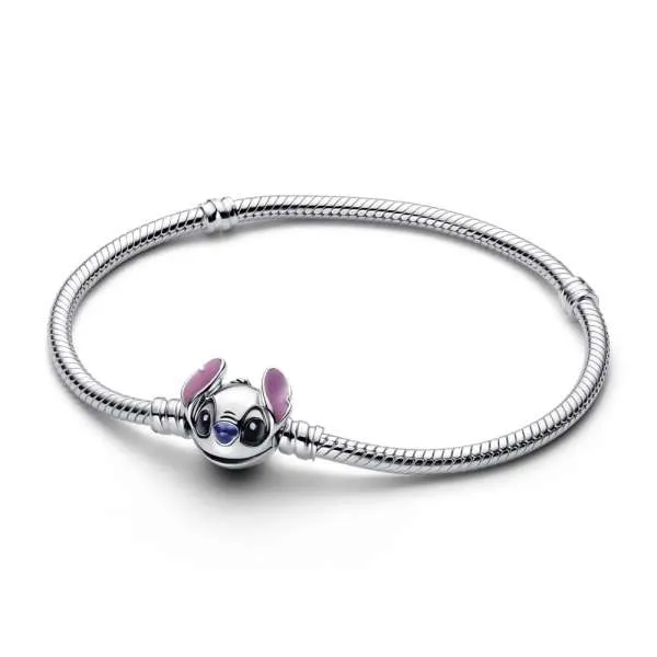 Brățară cu lanț cu textură de șarpe Disney Stitch 