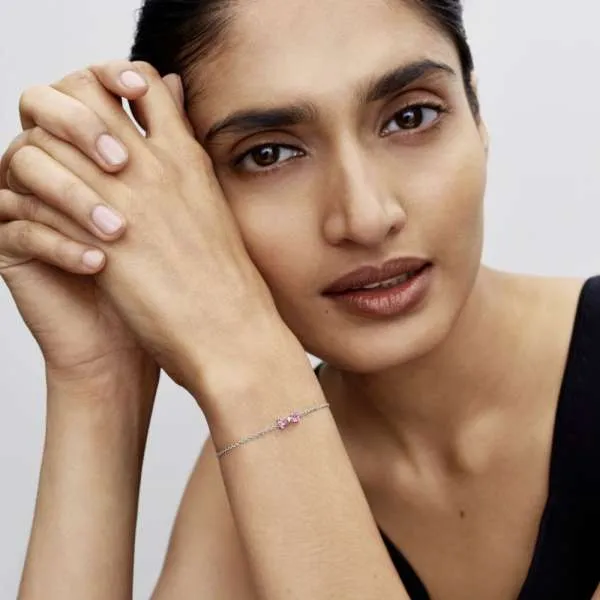 Браслет-цепь с бантом 