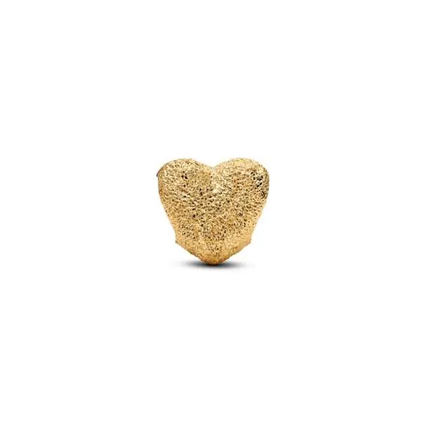Mini talisman cu inimă texturată