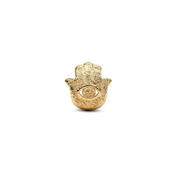 Mini talisman cu mâna Hamsa texturată