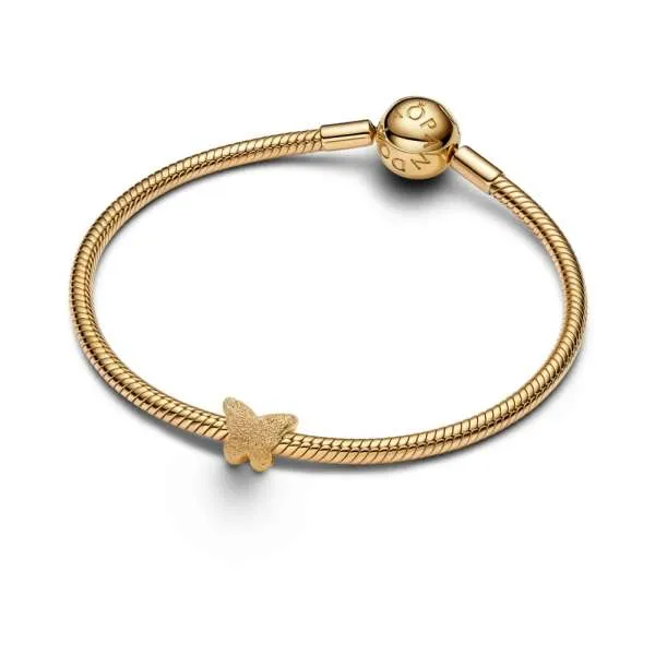 Mini talisman cu fluture texturat