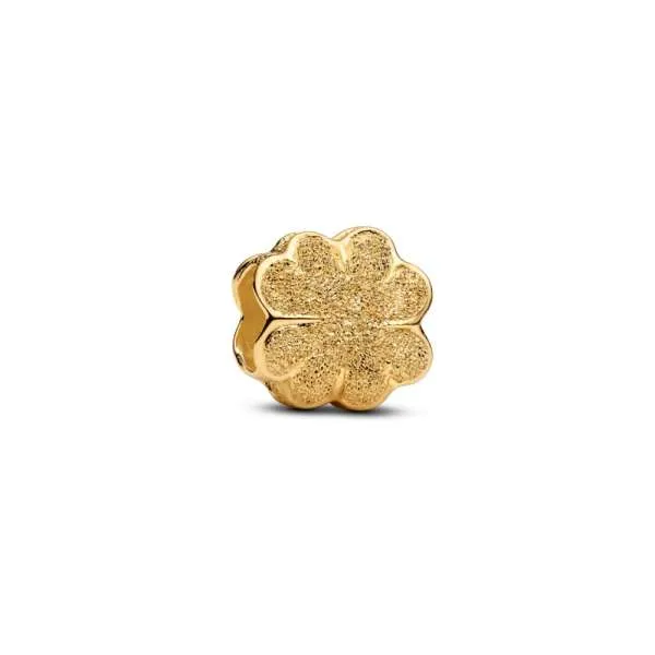 Mini talisman cu trifoi texturat