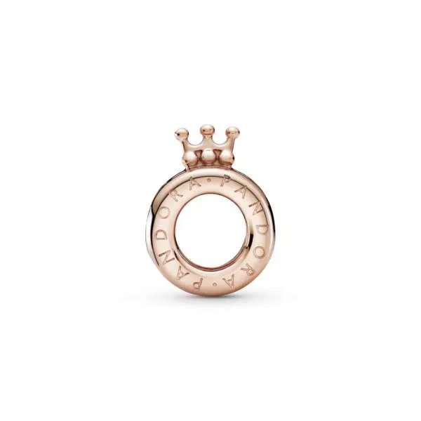 Talisman O cu coroană și logo-ul Pandora