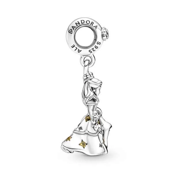 Talisman de tip pandantiv Frumoasa dansând din „Frumoasa și bestia” de la Disney