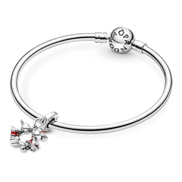 Talisman de tip pandantiv Sărutul lui Mickey Mouse și Minnie Mouse de la Disney