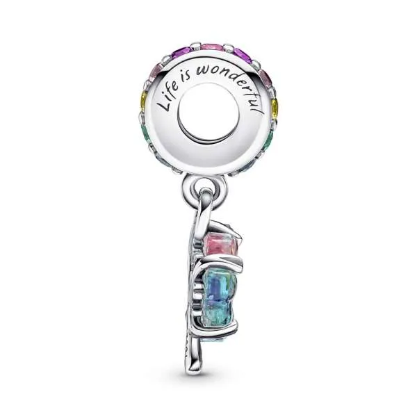 Talisman de tip pandantiv din sticlă de Murano cu arbore al comuniunii