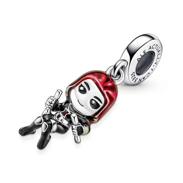 Talisman de tip pandantiv Black Widow din The Avengers de la Marvel