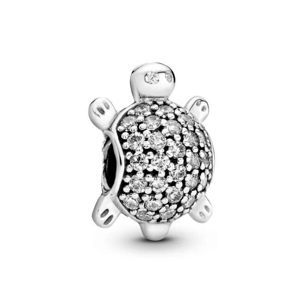 Talisman Broască ţestoasă din argint 925, cu zirconiu cubic
