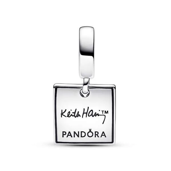 Talisman de tip pandantiv dublu cu inimă aflată în mers Keith Haring™ x Pandora