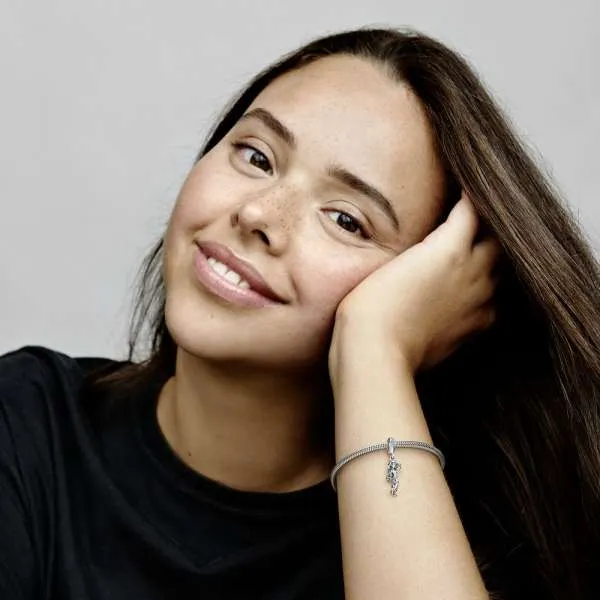 Talisman de tip pandantiv cu prințesa Jasmine din Aladin de la Disney