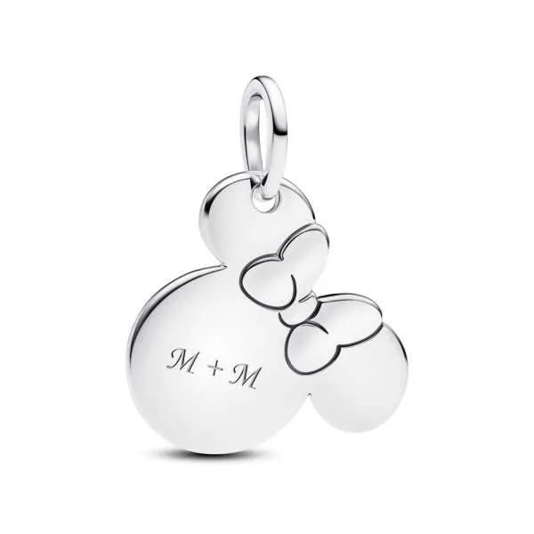 Talisman de tip pandantiv inscripționabil cu Minnie Mouse de la Disney