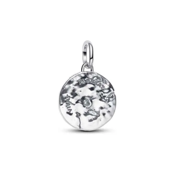 Talisman de tip medalion cu floare de cireș