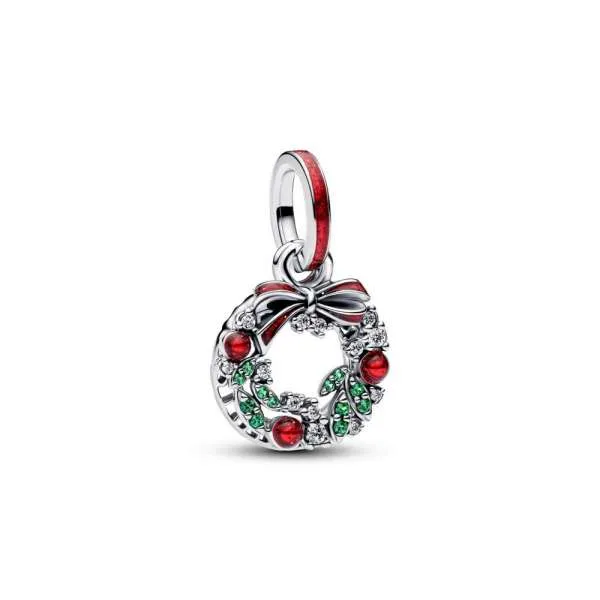 Двойной шарм-подвеска «Праздничный венок» 