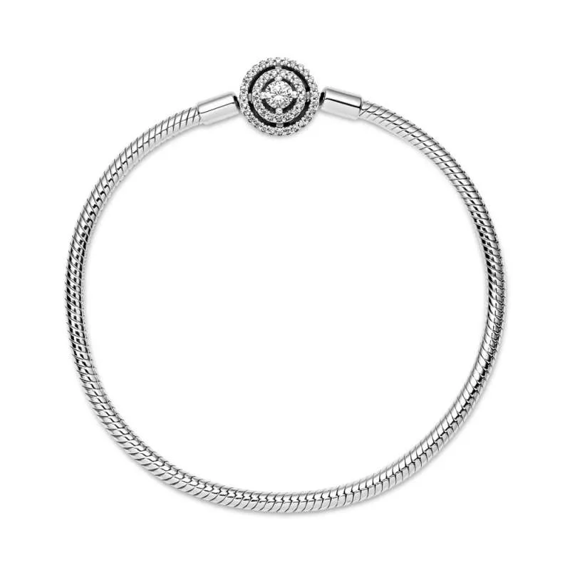 Brățară tip lanț clasic cu halo Pandora Moments