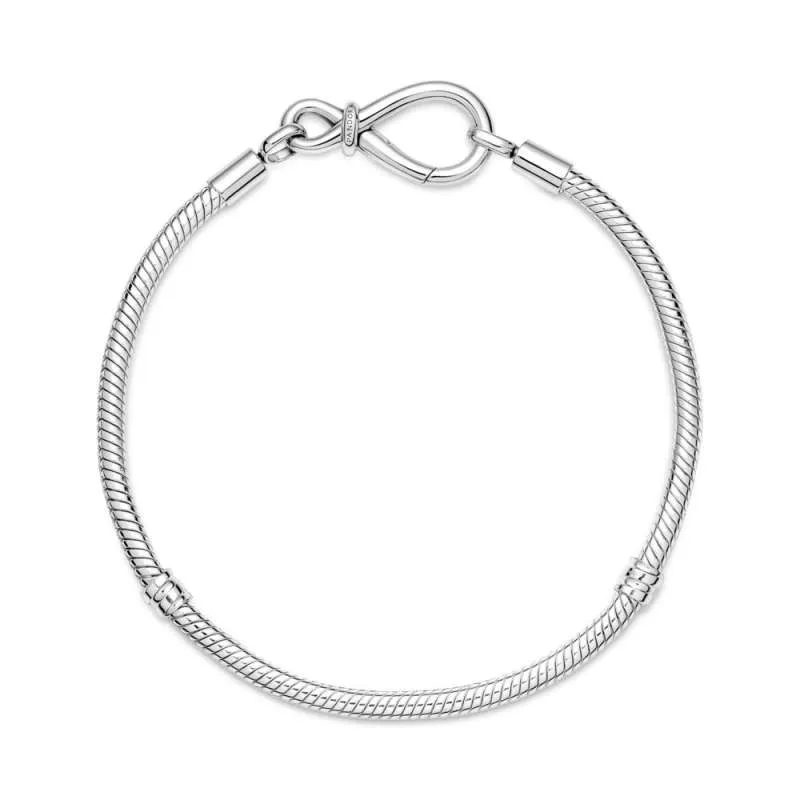 Brățară Pandora Moments de tip lanț clasic cu nod infinity