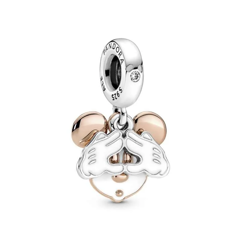 Talisman de tip pandantiv dublu cu Mickey Mouse de la Disney
