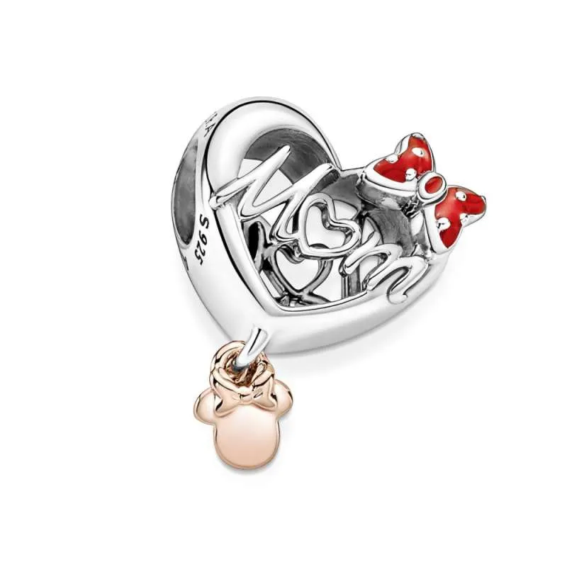 Talisman Disney Minnie Mouse inimă și Mum