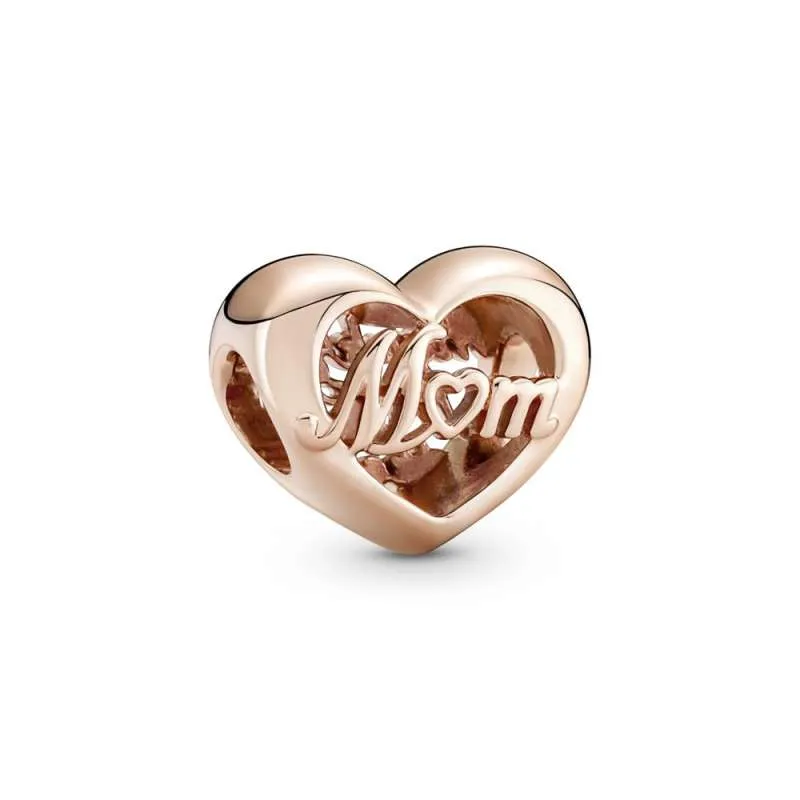 Talisman cu inimioară „Thank You Mum” (Îți mulțumesc, mamă)