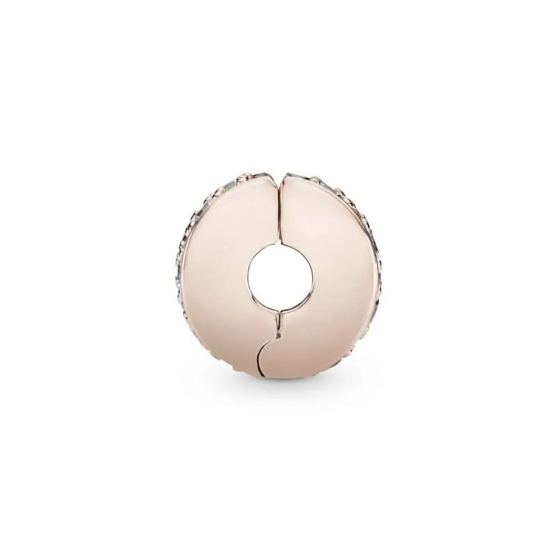 Talisman cu fixare ușoară pavé transparent