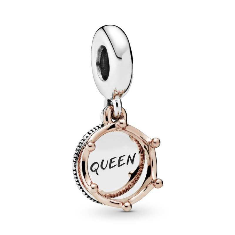 Talisman de tip pandantiv cu coroană regală și Queen