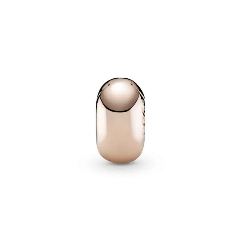 Talisman solitaire cu fixare ușoară cu inimă roz