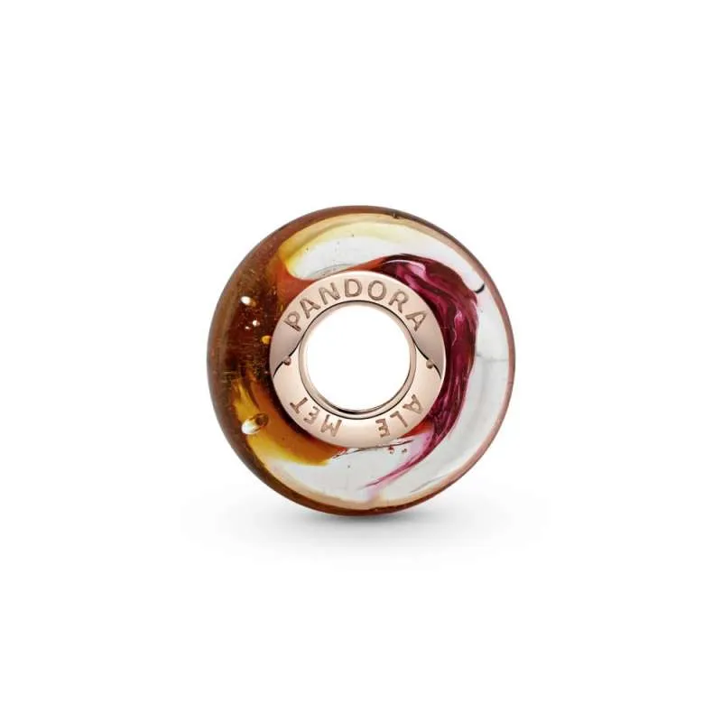 Talisman din sticlă de Murano Apus strălucitor
