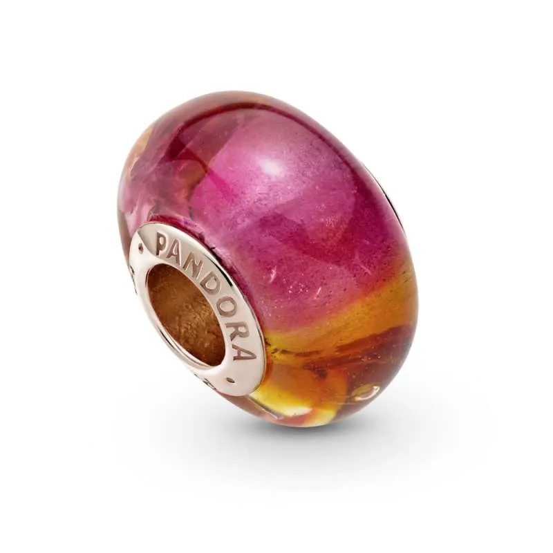 Talisman din sticlă de Murano Apus strălucitor