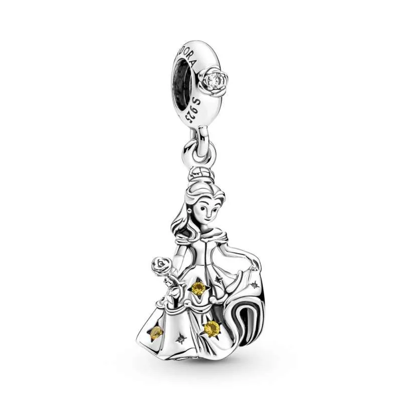 Talisman de tip pandantiv Frumoasa dansând din „Frumoasa și bestia” de la Disney