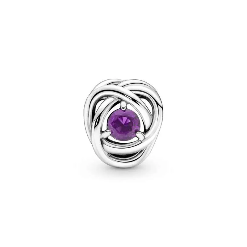 Talisman cu cerc al eternității violet 