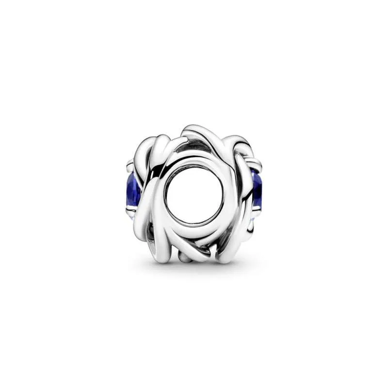 Talisman cu cerc al eternității albastru