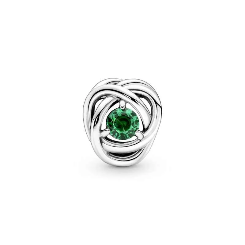 Talisman cu cerc al eternității verde