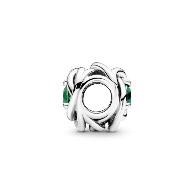 Talisman cu cerc al eternității verde