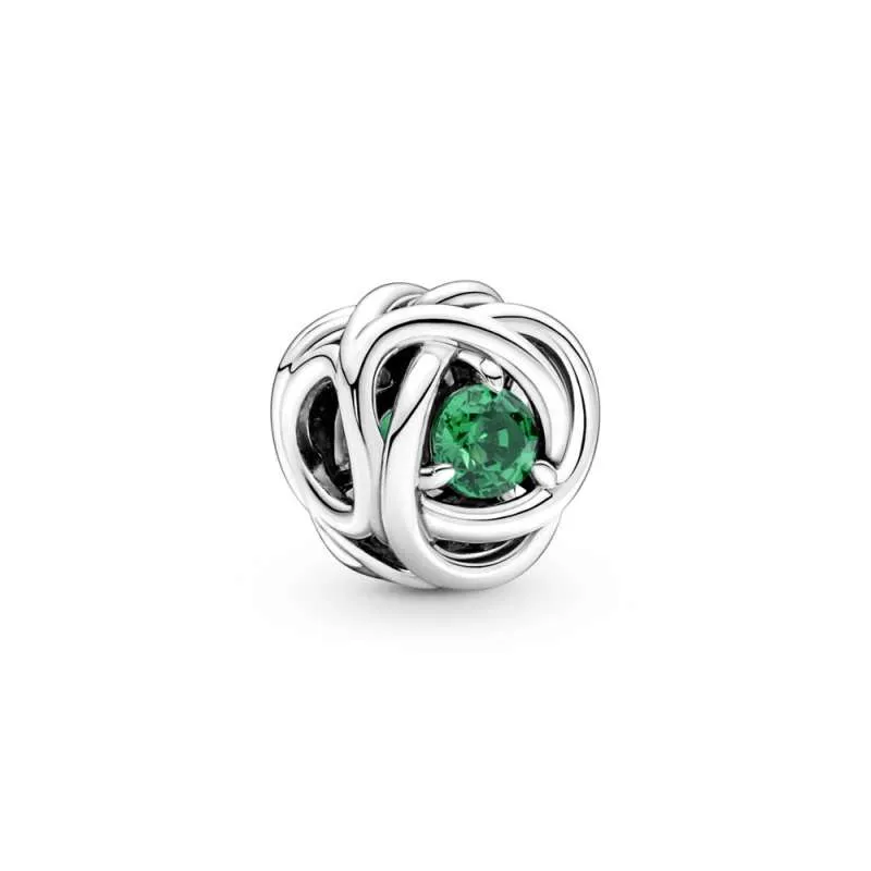 Talisman cu cerc al eternității verde