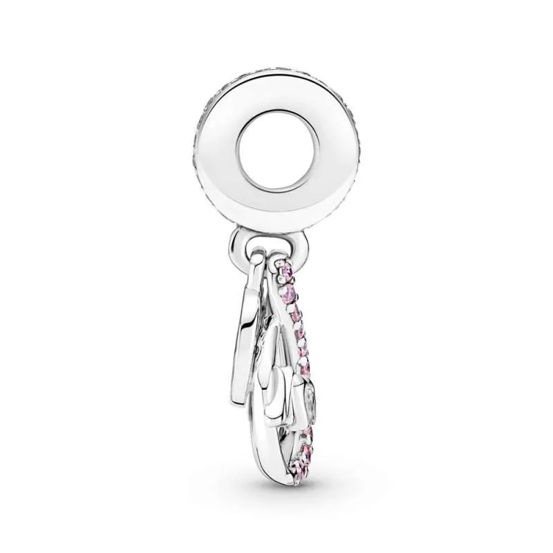 Talisman de tip pandantiv dublu infinit Mum tip pavé