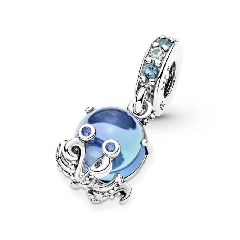 Talisman de tip pandantiv Caracatiță drăgălașă din sticlă de Murano