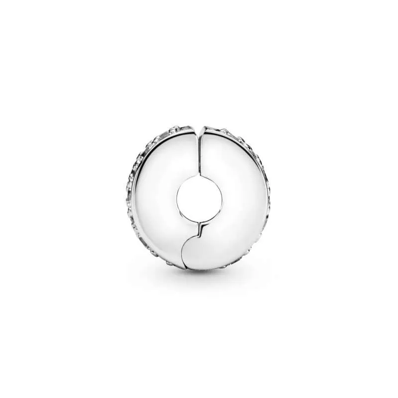 Talisman cu fixare ușoară pavé transparent
