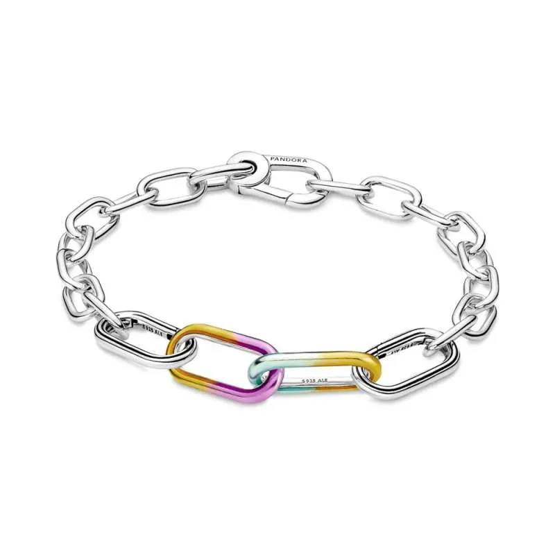 Verigă dublă de stil Pandora ME cu efect de tip tie-dye