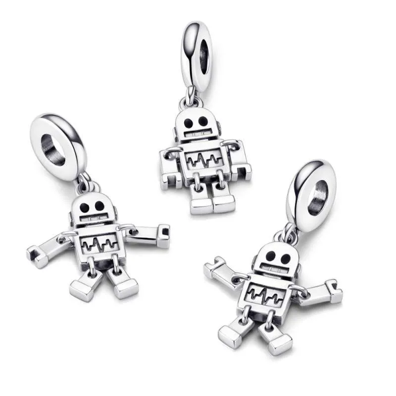 Talisman de tip pandantiv cu robotul Bestie Bot