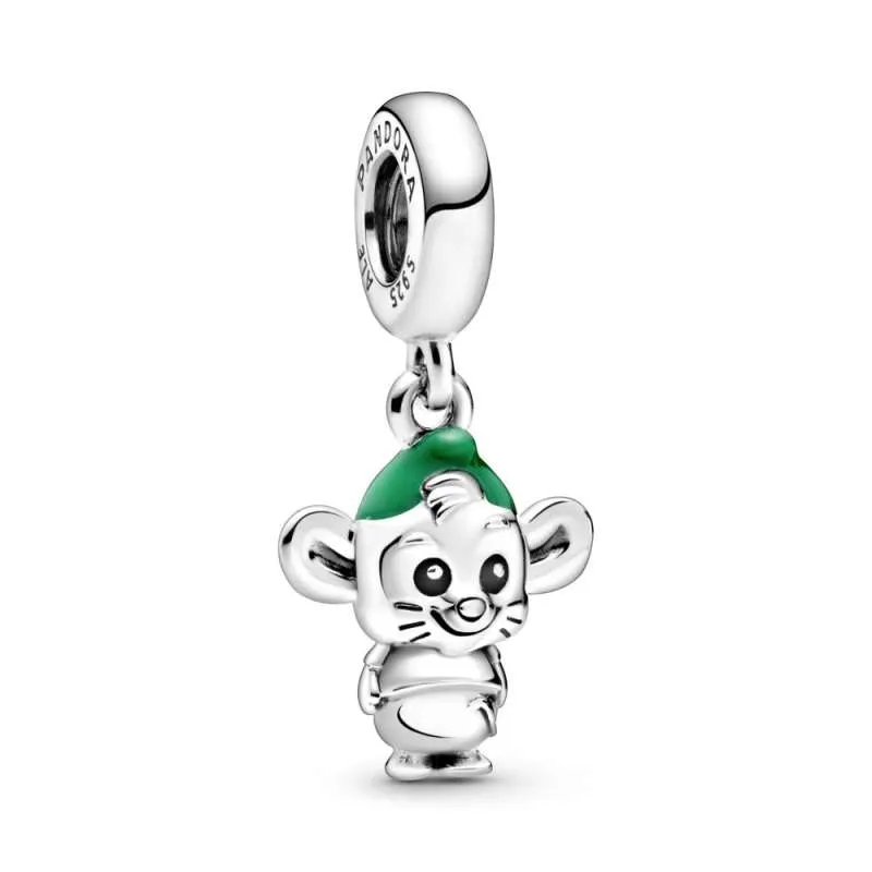 Talisman de tip pandantiv cu șoricelul Gus - Cenușăreasa de la Disney