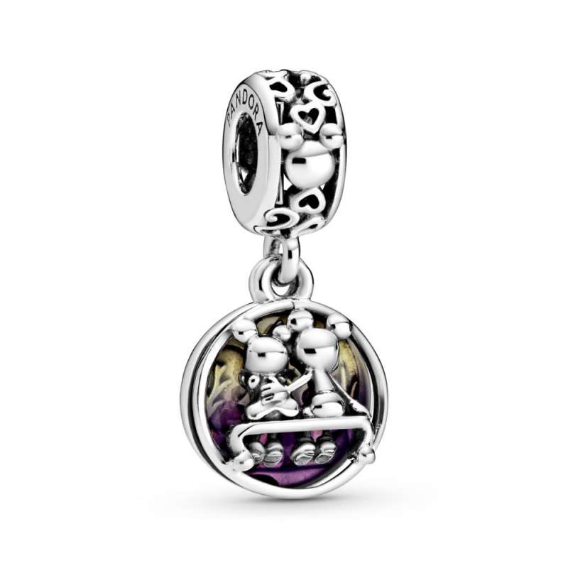 Talisman de tip pandantiv Disney Mickey Mouse & Minnie Mouse „Happily Ever After”