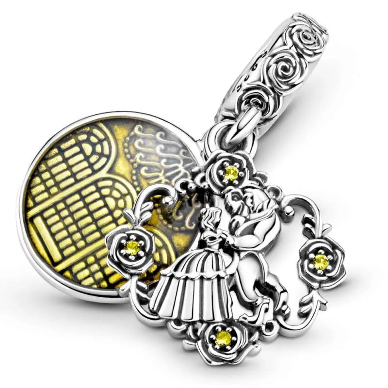 Talisman de tip pandantiv dansul Frumoasei și bestiei de la Disney
